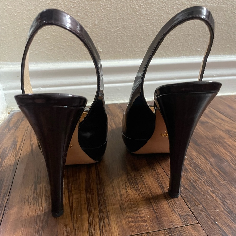 Prada Patent Leather Slingback Pumps 37 - Picture 7 of 17